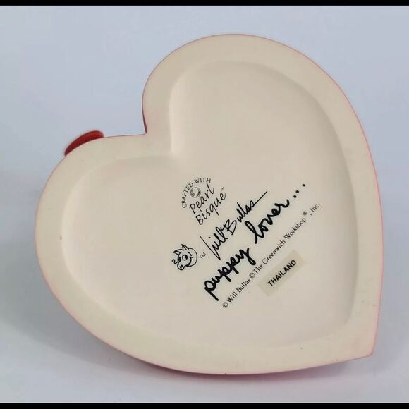 Greenwich Workshop Will Bullas "Puppy Lover.." Dog Porcelain Figurine Valentine - Picture 5 of 7